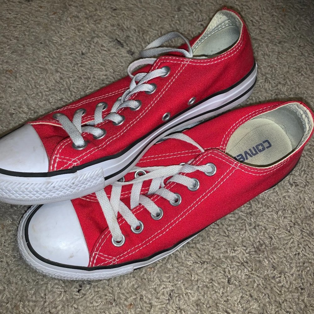 Red converse